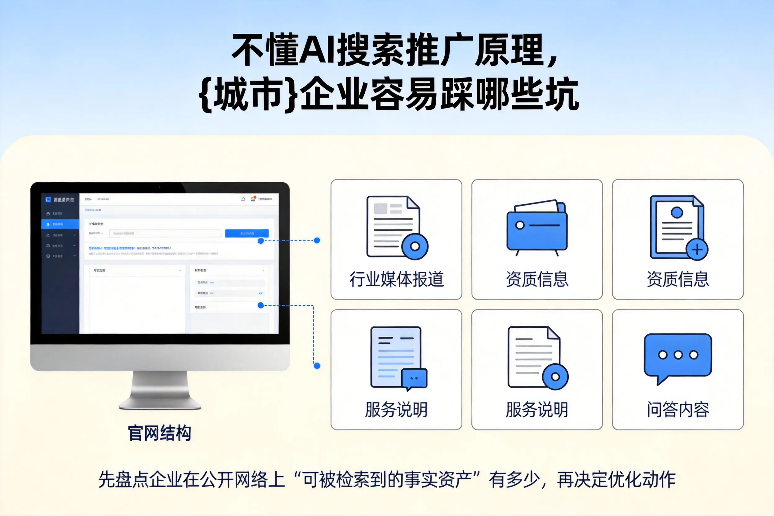 不懂AI搜索推广原理，宜宾企业容易踩哪些坑