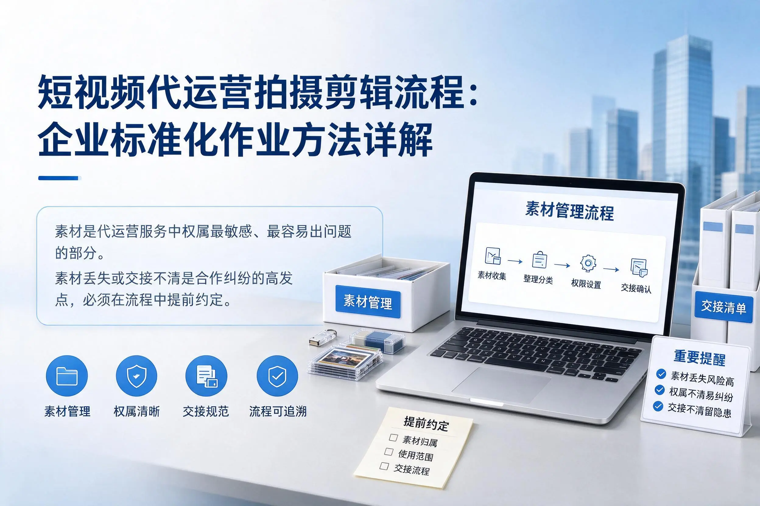 短视频代运营拍摄剪辑流程:宜宾企业标准化作业方法详解