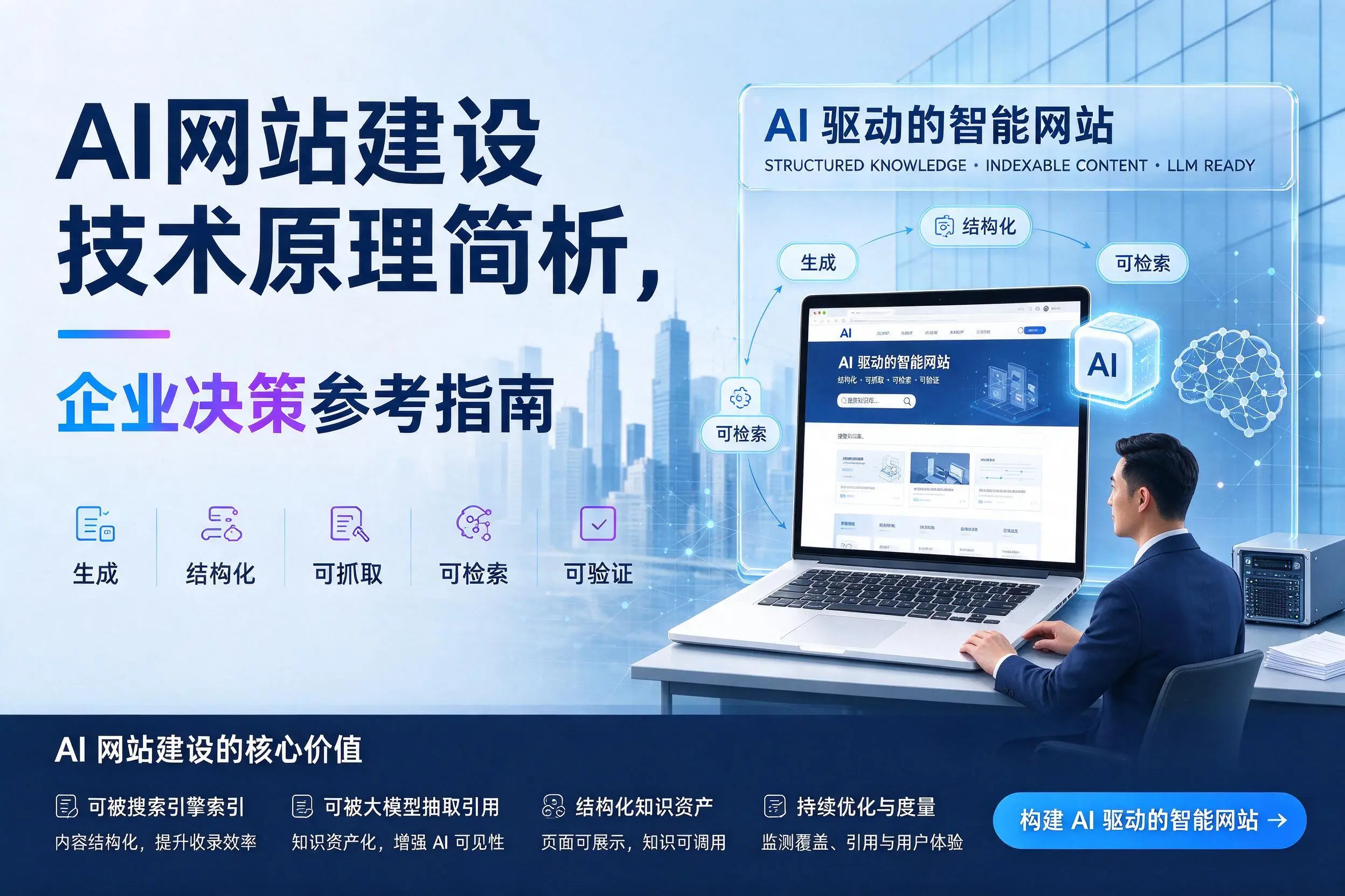 AI网站建设技术原理简析，宜宾企业决策参考指南