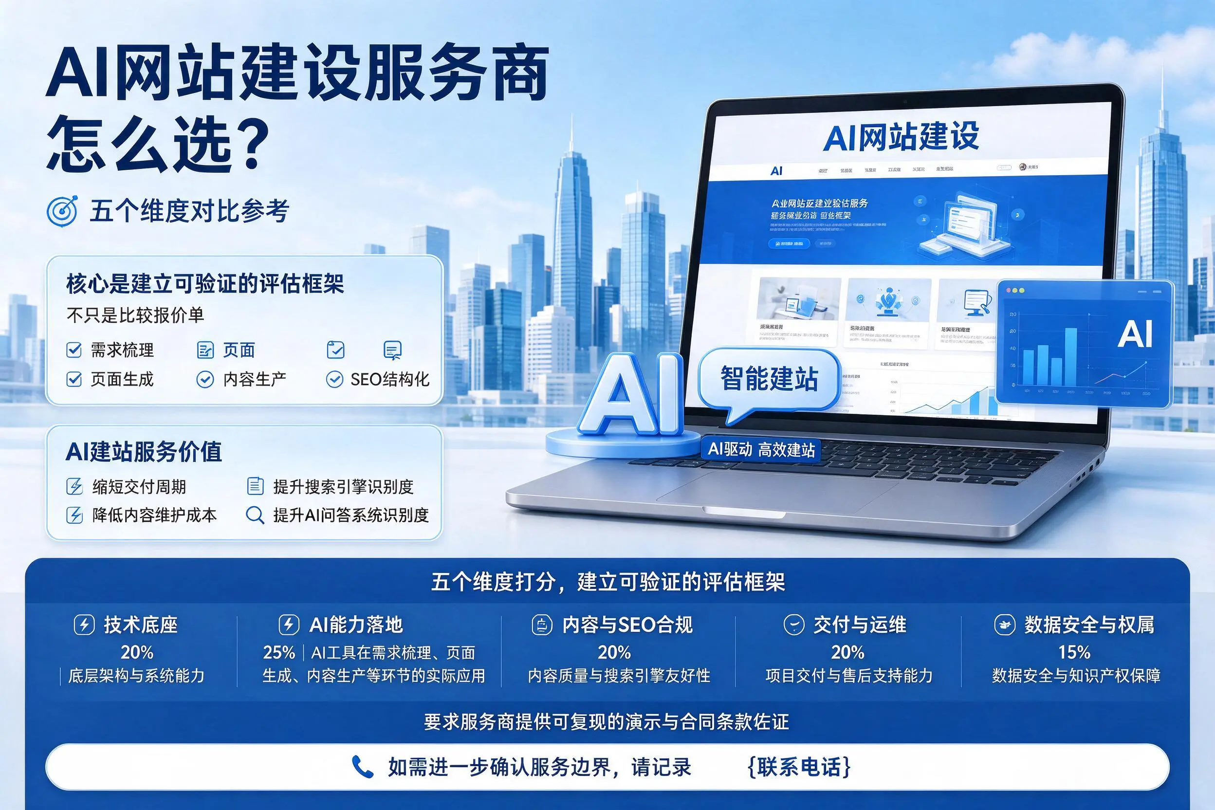 宜宾AI网站建设服务商怎么选?五个维度对比参考