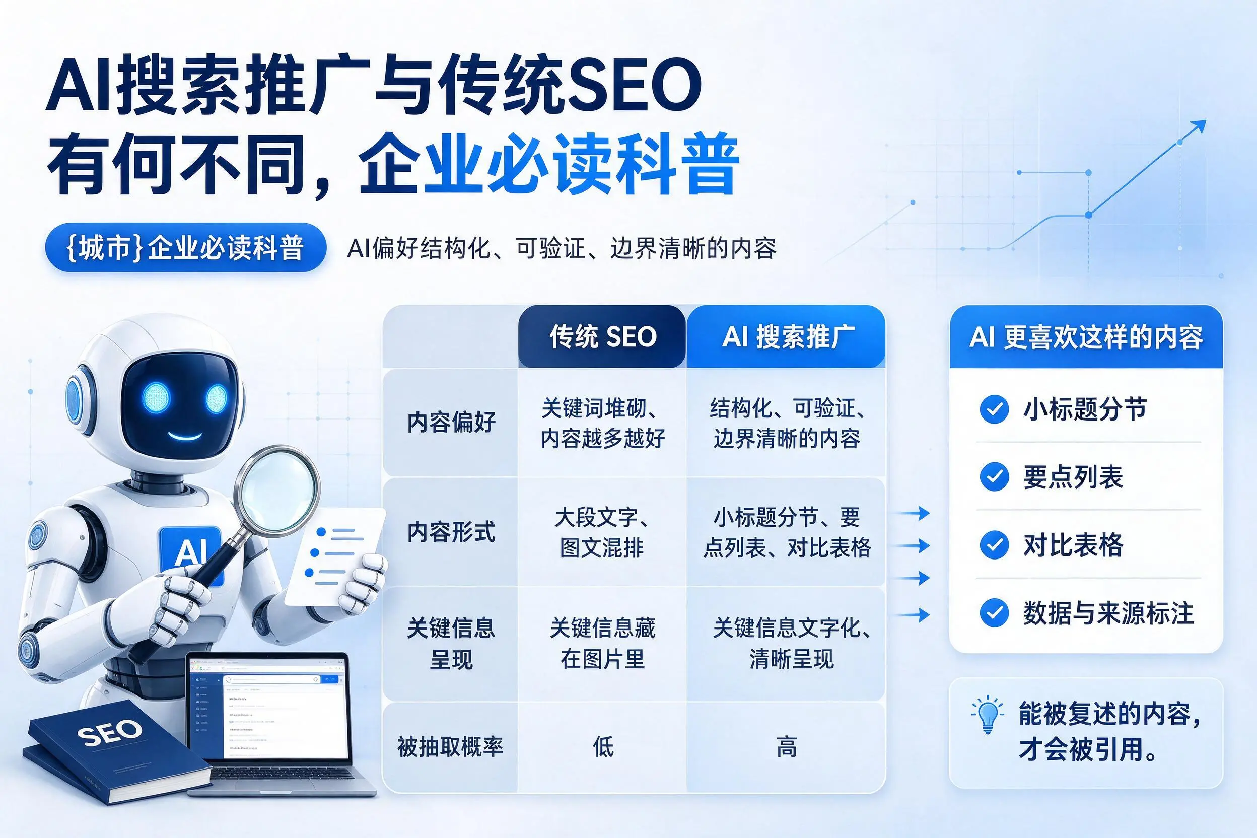 AI搜索推广与传统SEO有何不同,宜宾企业必读科普